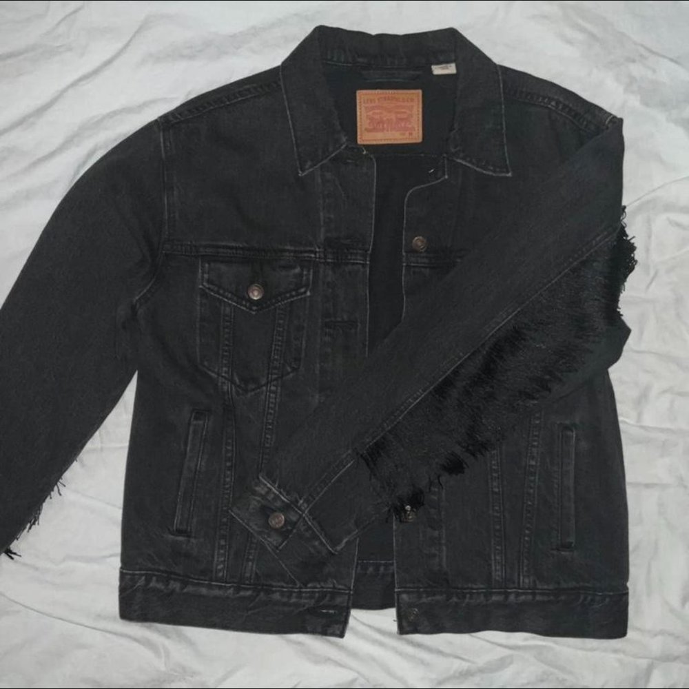 Fringed Jean Jacket